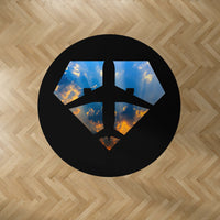 Thumbnail for Supermen of The Skies (Sunrise) Designed Carpet & Floor Mats (Round)