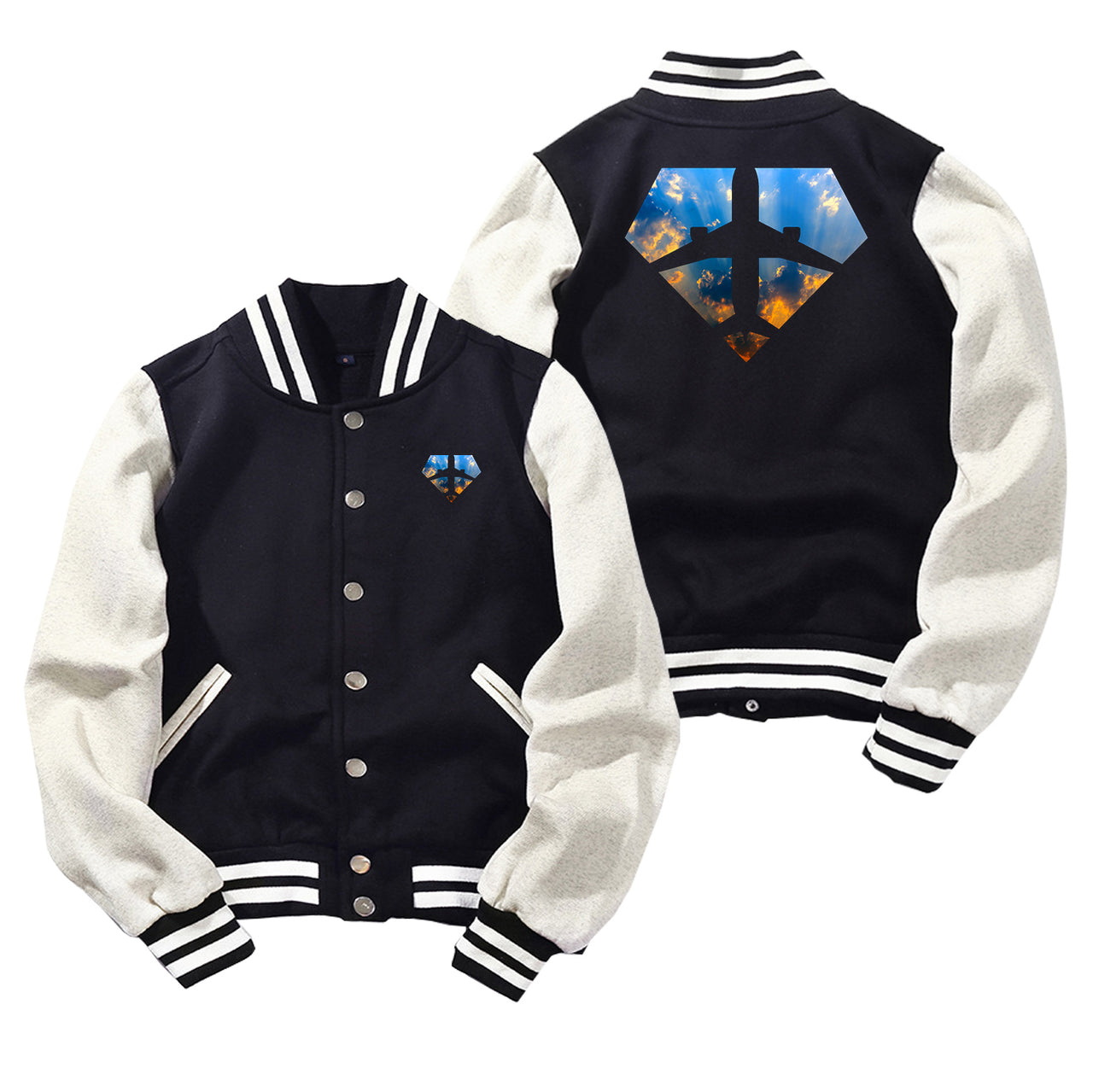 Supermen of The Skies (Sunrise) Designed Baseball Style Jackets