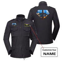 Thumbnail for Supermen of The Skies (Sunrise) Designed Military Coats