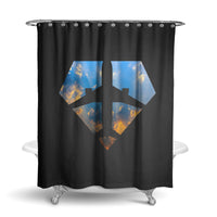 Thumbnail for Supermen of The Skies (Sunrise) Designed Shower Curtains