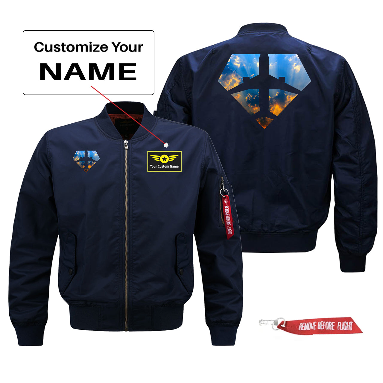 Supermen of The Skies (Sunrise) Designed Pilot Jackets (Customizable)