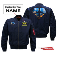Thumbnail for Supermen of The Skies (Sunrise) Designed Pilot Jackets (Customizable)