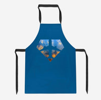 Thumbnail for Supermen of The Skies (Sunrise) Designed Kitchen Aprons