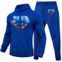 Thumbnail for Supermen of The Skies (Sunrise) Designed Hoodies & Sweatpants Set