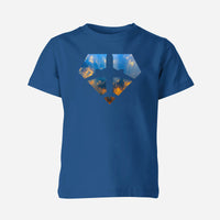 Thumbnail for Supermen of The Skies (Sunrise) Designed Children T-Shirts