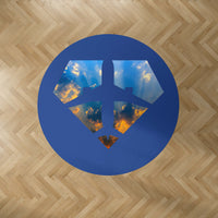 Thumbnail for Supermen of The Skies (Sunrise) Designed Carpet & Floor Mats (Round)