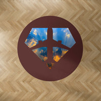 Thumbnail for Supermen of The Skies (Sunrise) Designed Carpet & Floor Mats (Round)