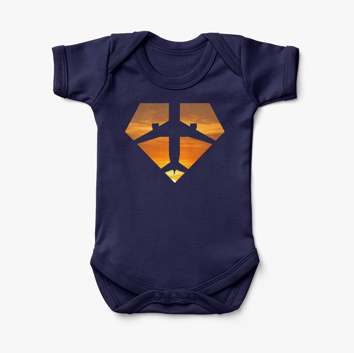 Supermen of The Skies (Sunset) Designed Baby Bodysuits