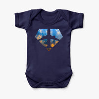 Thumbnail for Supermen of The Skies (Sunrise) Designed Baby Bodysuits
