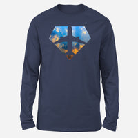 Thumbnail for Supermen of The Skies (Sunrise) Designed Long-Sleeve T-Shirts