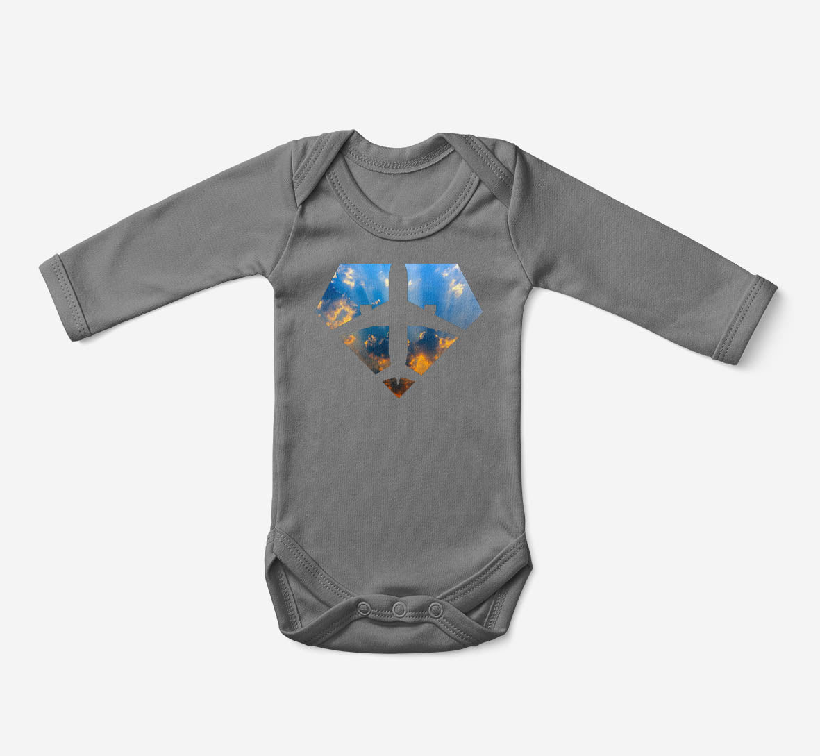 Supermen of The Skies (Sunrise) Designed Baby Bodysuits