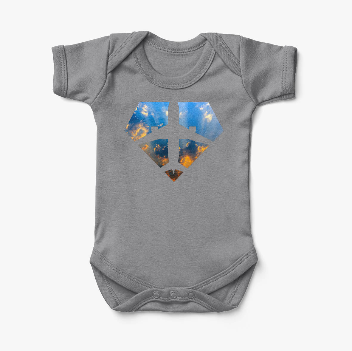 Supermen of The Skies (Sunrise) Designed Baby Bodysuits