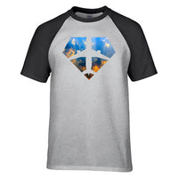 Thumbnail for Supermen of The Skies (Sunrise) Designed Raglan T-Shirts