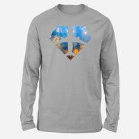 Thumbnail for Supermen of The Skies (Sunrise) Designed Long-Sleeve T-Shirts