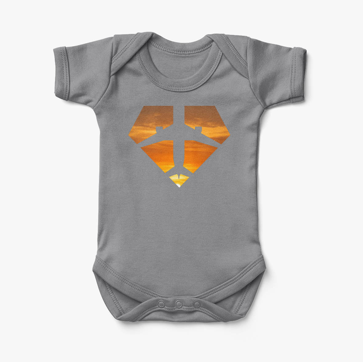 Supermen of The Skies (Sunset) Designed Baby Bodysuits