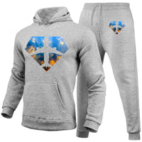 Thumbnail for Supermen of The Skies (Sunrise) Designed Hoodies & Sweatpants Set