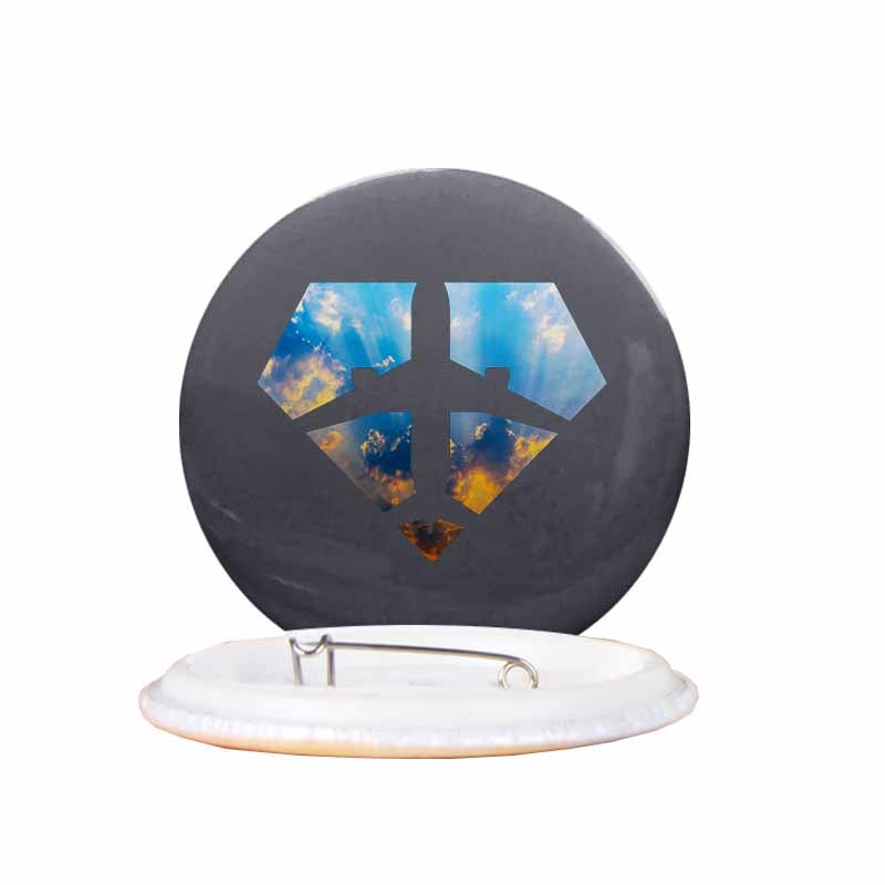 Supermen of The Skies (Sunrise) Designed Pins