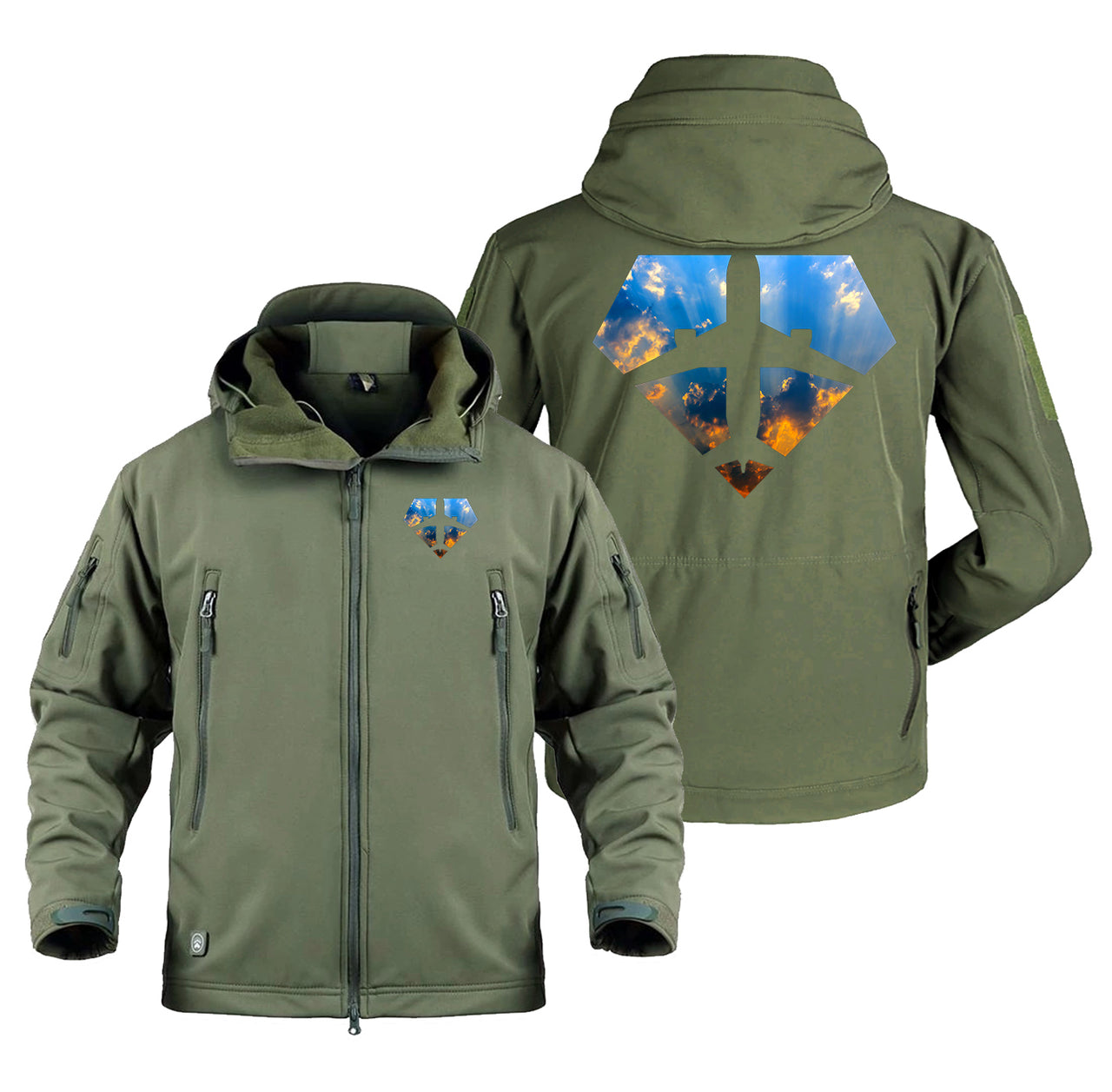 Supermen of The Skies (Sunrise) Designed Military Jackets (Customizable)