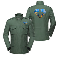 Thumbnail for Supermen of The Skies (Sunrise) Designed Military Coats