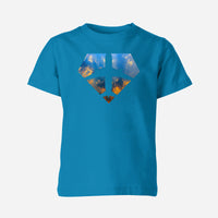 Thumbnail for Supermen of The Skies (Sunrise) Designed Children T-Shirts