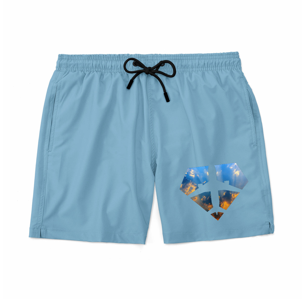 Supermen of The Skies (Sunrise) Designed Swim Trunks & Shorts
