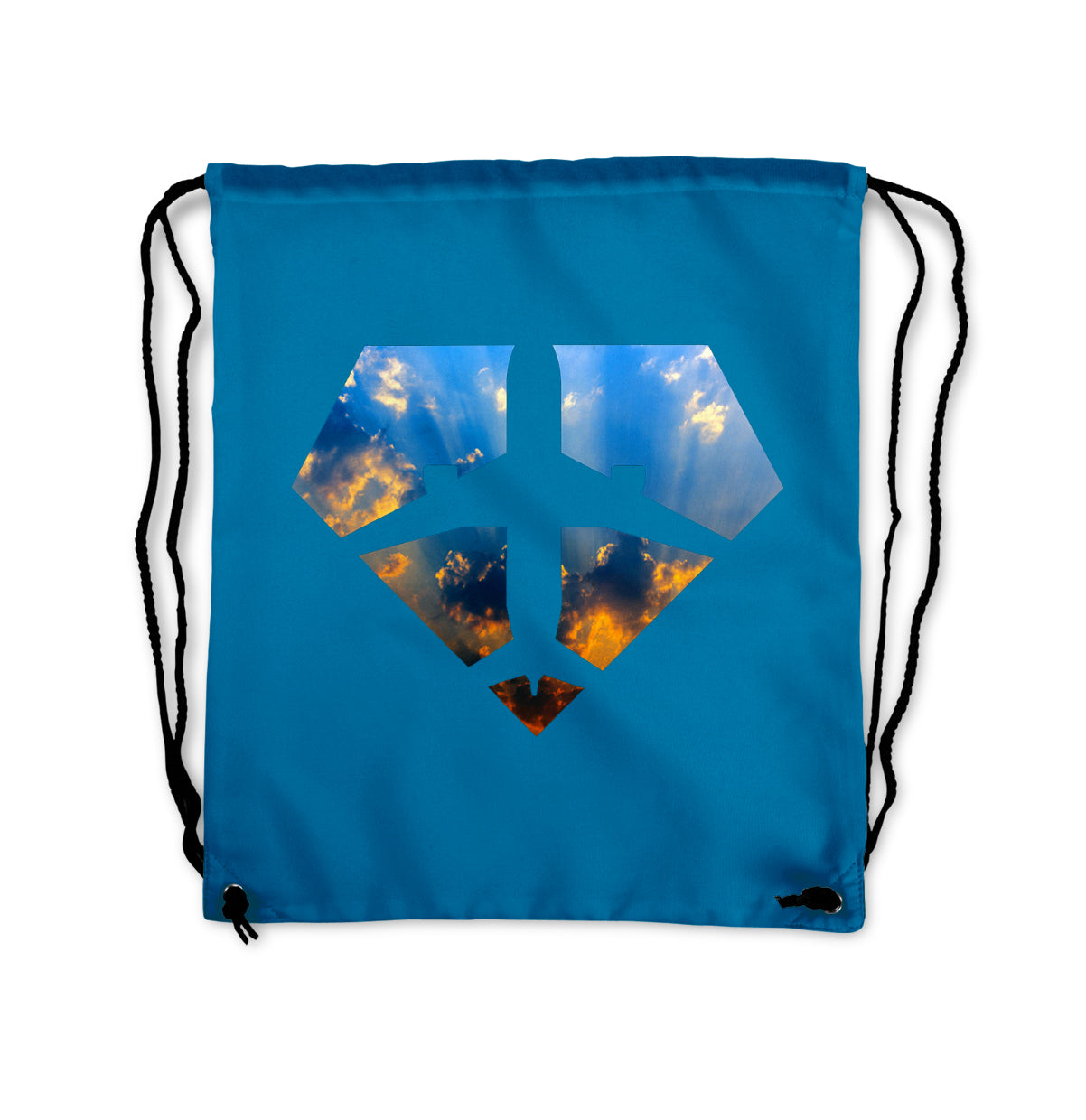 Supermen of The Skies (Sunrise) Designed Drawstring Bags
