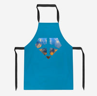 Thumbnail for Supermen of The Skies (Sunrise) Designed Kitchen Aprons