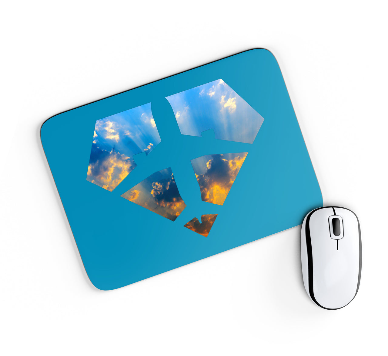 Supermen of The Skies (Sunrise) Designed Mouse Pads