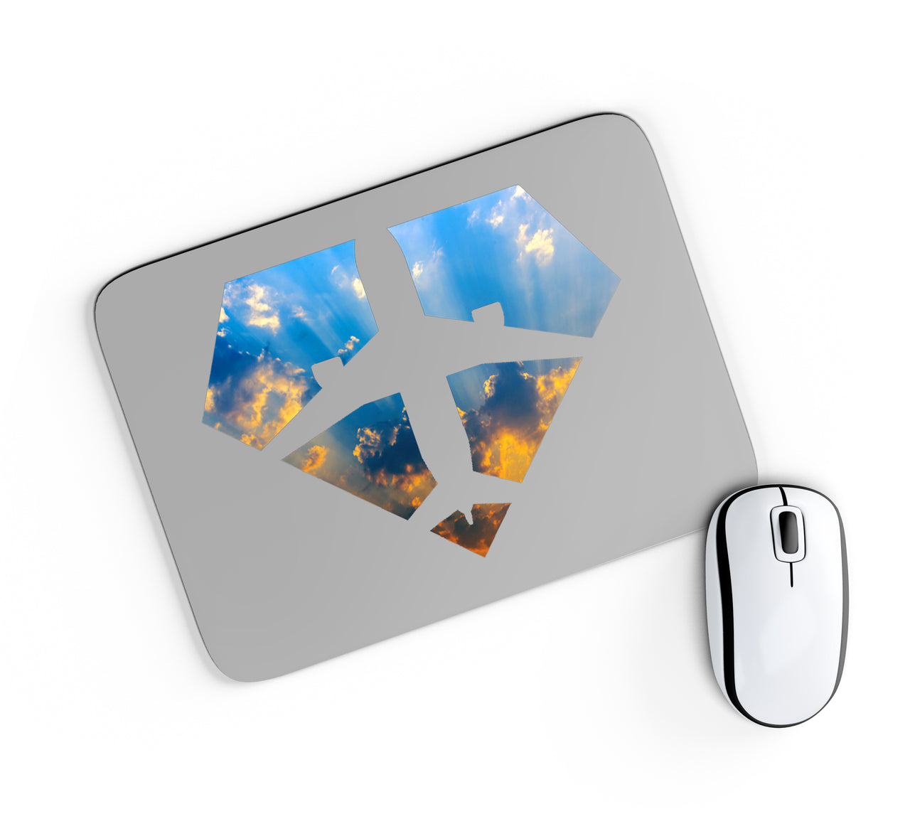 Supermen of The Skies (Sunrise) Designed Mouse Pads