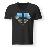 Thumbnail for Supermen of The Skies (Sunrise) Designed V-Neck T-Shirts