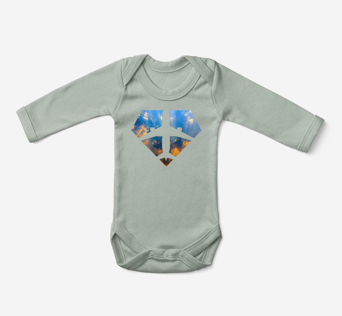 Supermen of The Skies (Sunrise) Designed Baby Bodysuits