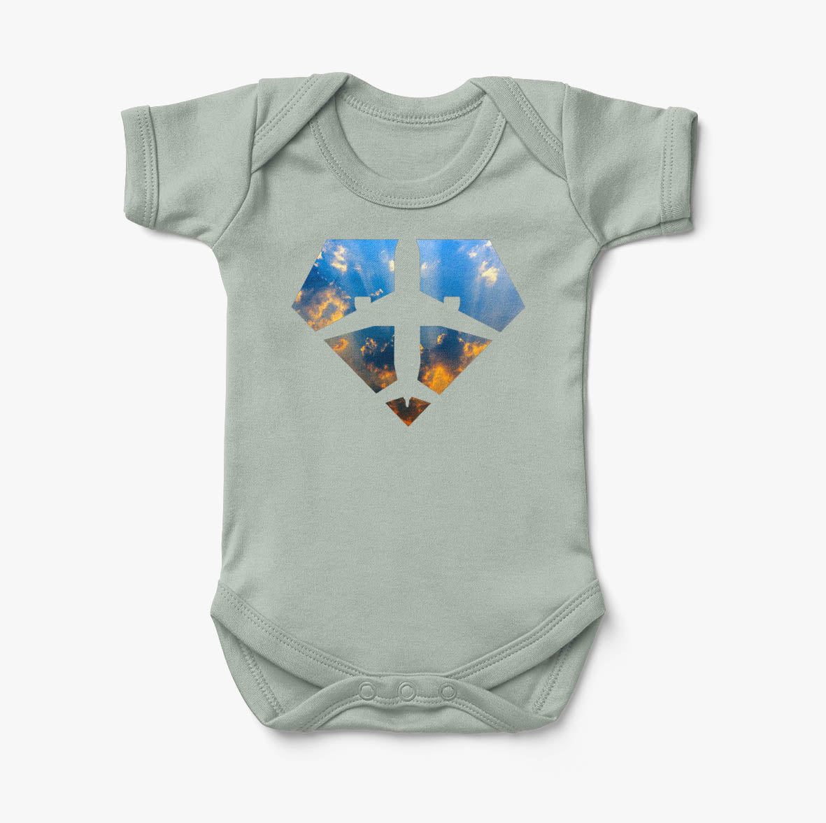 Supermen of The Skies (Sunrise) Designed Baby Bodysuits