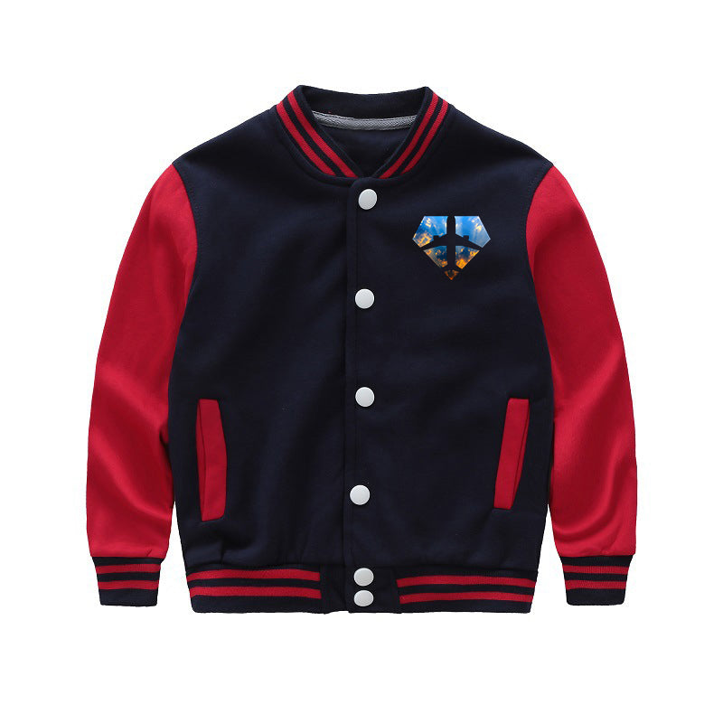 Supermen of The Skies (Sunrise) Designed "CHILDREN" Baseball Jackets