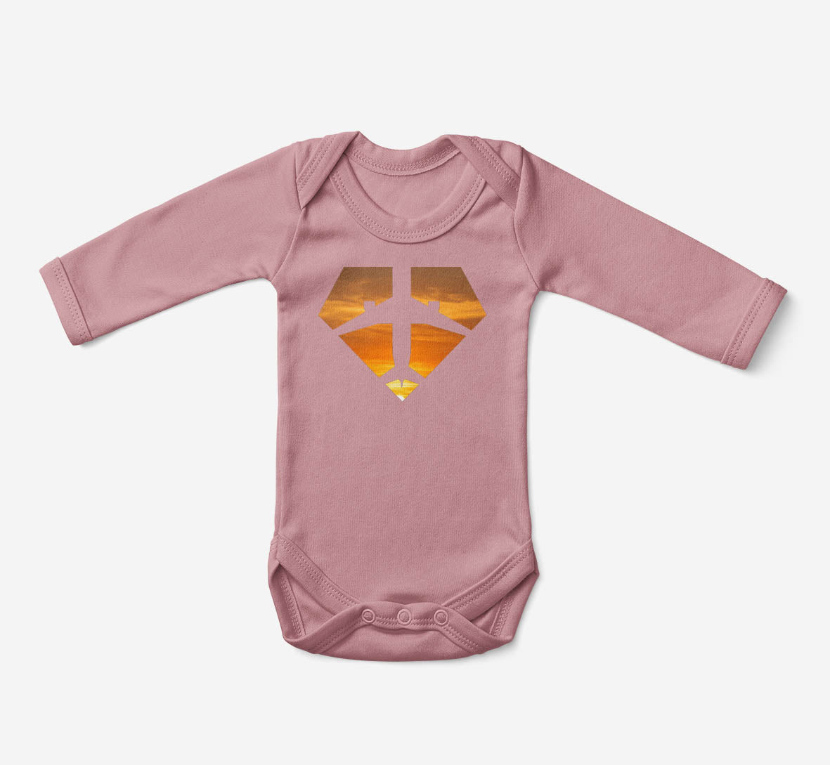 Supermen of The Skies (Sunset) Designed Baby Bodysuits