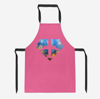 Thumbnail for Supermen of The Skies (Sunrise) Designed Kitchen Aprons