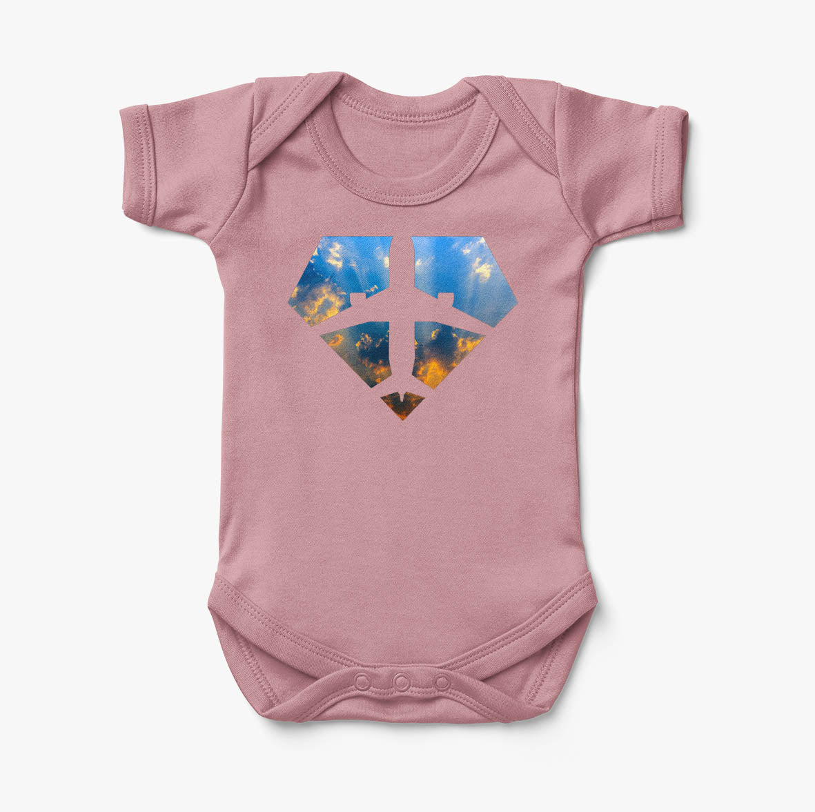 Supermen of The Skies (Sunrise) Designed Baby Bodysuits