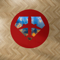 Thumbnail for Supermen of The Skies (Sunrise) Designed Carpet & Floor Mats (Round)