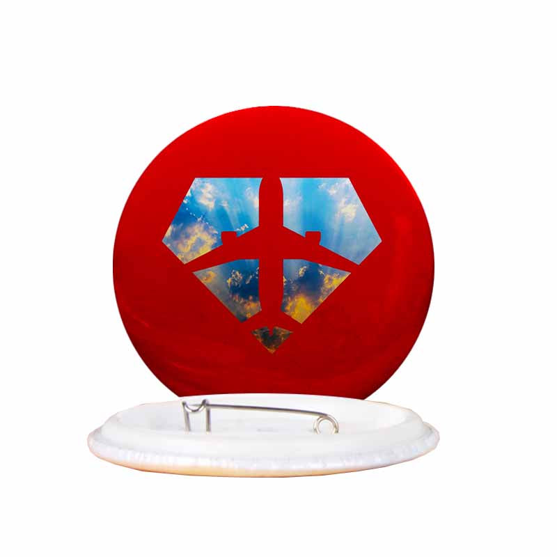 Supermen of The Skies (Sunrise) Designed Pins
