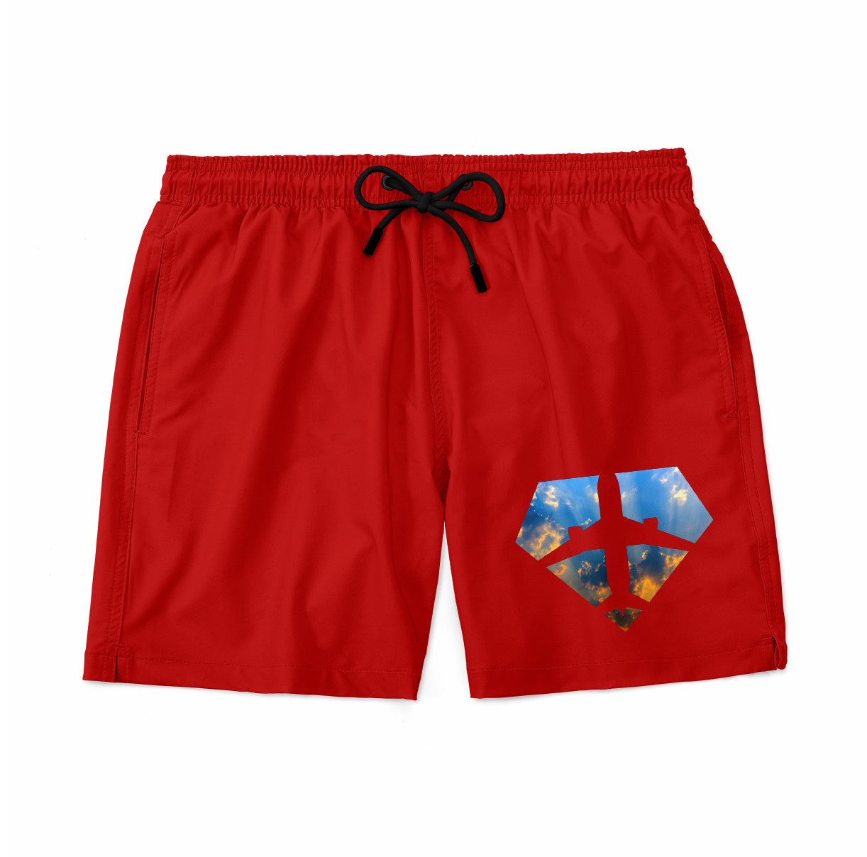 Supermen of The Skies (Sunrise) Designed Swim Trunks & Shorts