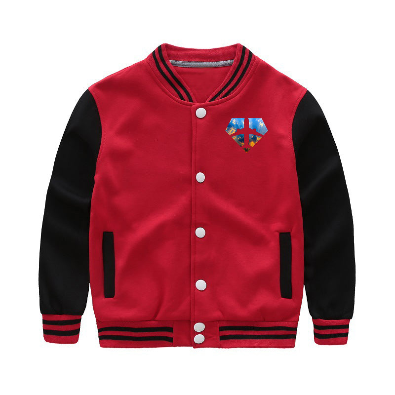 Supermen of The Skies (Sunrise) Designed "CHILDREN" Baseball Jackets