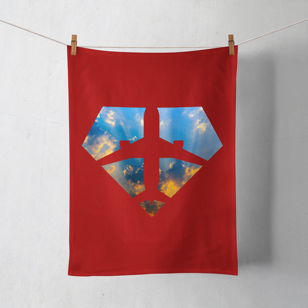 Supermen of The Skies (Sunrise) Designed Towels