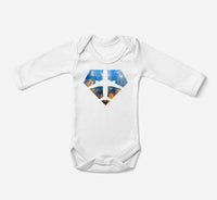 Thumbnail for Supermen of The Skies (Sunrise) Designed Baby Bodysuits