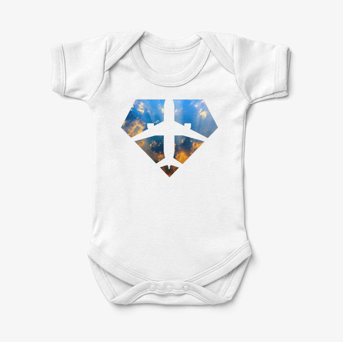 Supermen of The Skies (Sunrise) Designed Baby Bodysuits