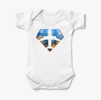 Thumbnail for Supermen of The Skies (Sunrise) Designed Baby Bodysuits
