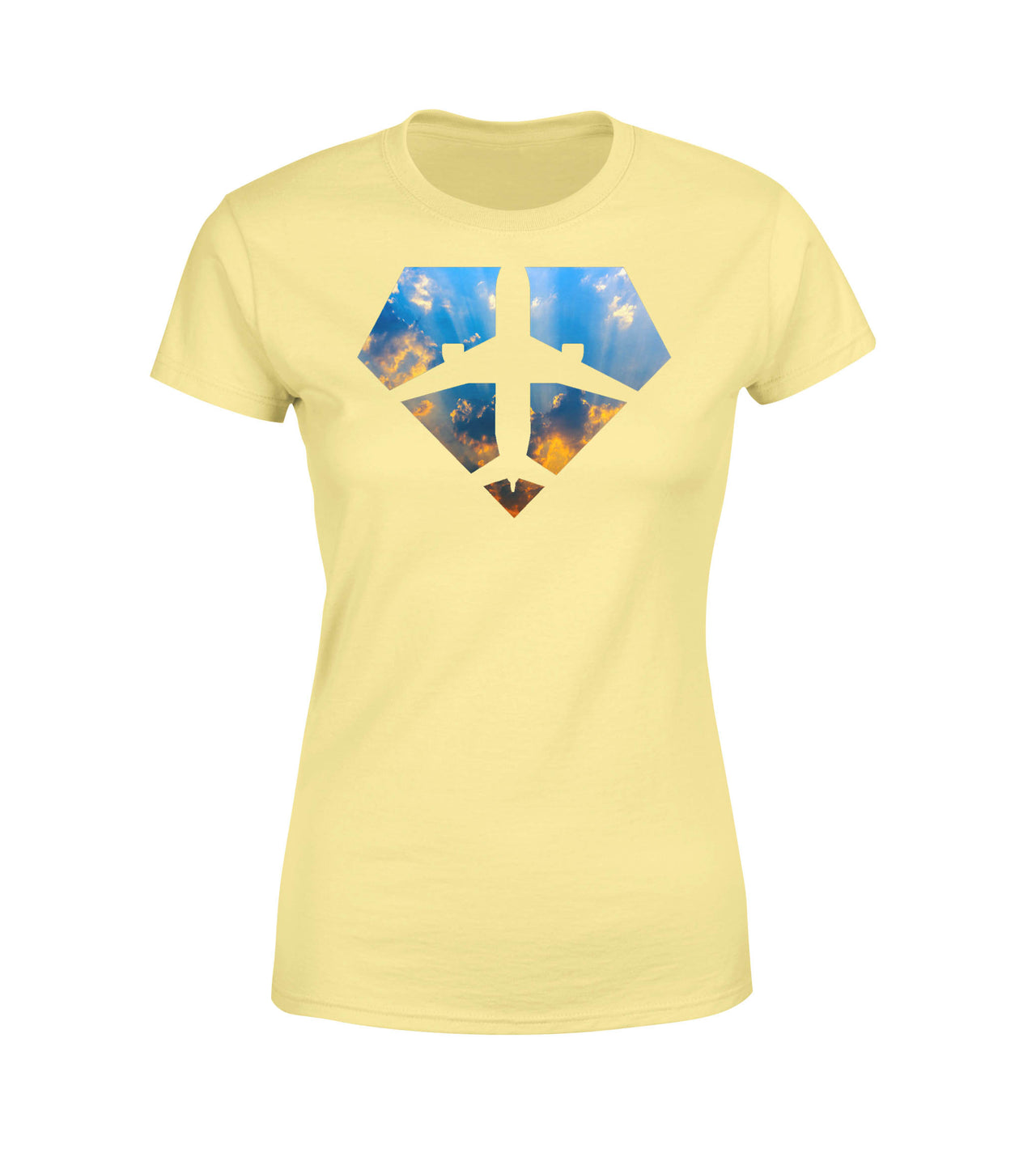 Supermen of The Skies (Sunrise) Designed Women T-Shirts