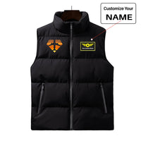 Thumbnail for Supermen of The Skies (Sunset) Designed Puffy Vests
