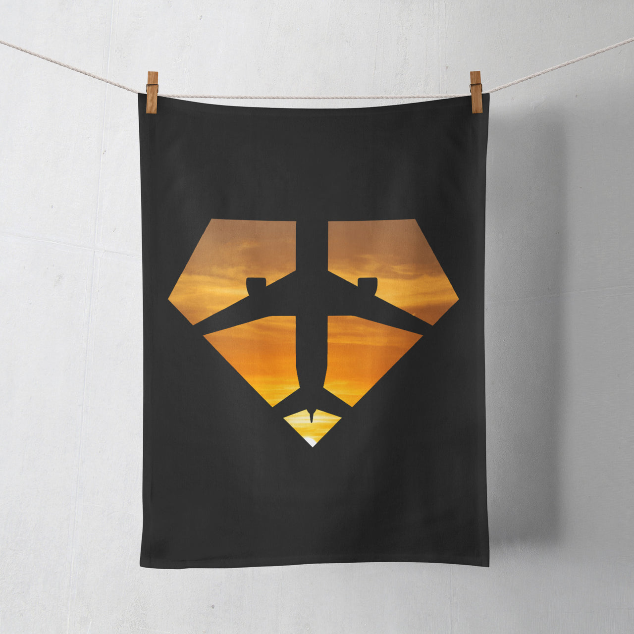 Supermen of The Skies (Sunset) Designed Towels