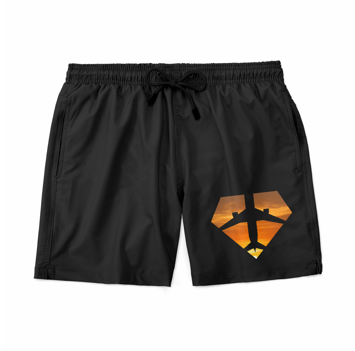 Supermen of The Skies (Sunset) Designed Swim Trunks & Shorts