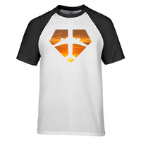 Thumbnail for Supermen of The Skies (Sunset) Designed Raglan T-Shirts