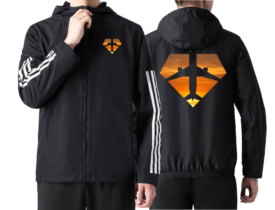 Supermen of The Skies (Sunset) Designed Sport Style Jackets